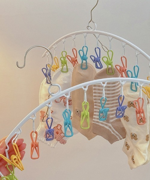収納 カラフルピンチマルチハンガー : ZOZOTOWN Yahoo!店 - 通販