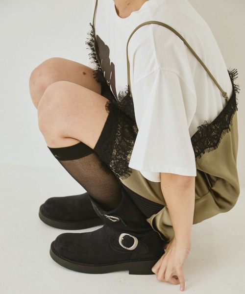 MIRROR STOKE ブーツ 「ZOZO限定／追加」SUEDE ENGINEER BOOTS