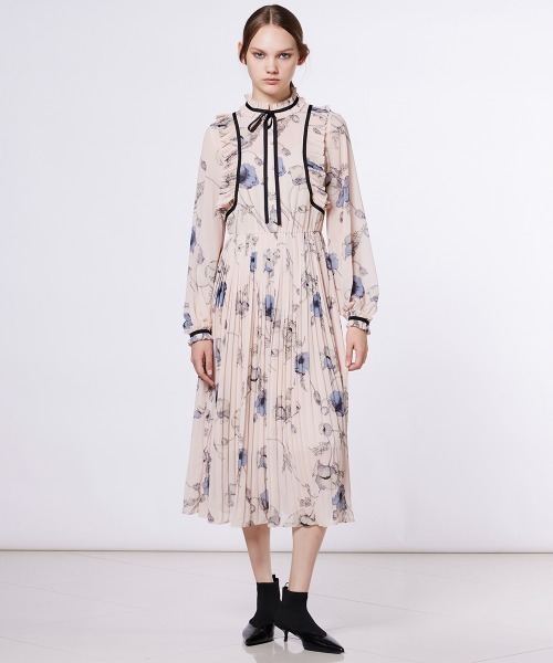 Sov. ワンピース フラワーシフォンワンピース : ZOZOTOWN Yahoo!店