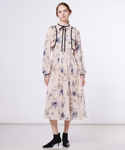 Sov. ワンピース フラワーシフォンワンピース : ZOZOTOWN Yahoo!店