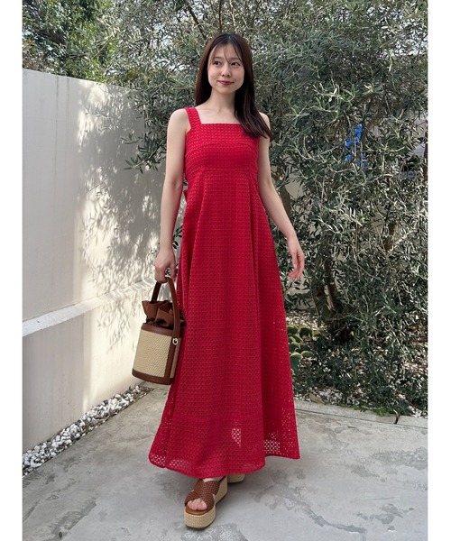 FRAY I.D（フレイ・アイディー） ノースリーブワンピース 00 ホワイト