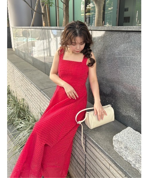 FRAY I.D（フレイ・アイディー） ノースリーブワンピース 00 ホワイト