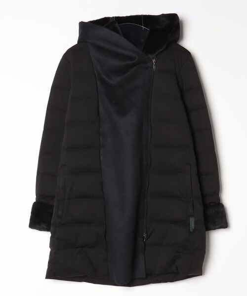YOSOOU（ヨソオウ） ダウンコート 3 ブラック レディース : ZOZOTOWN