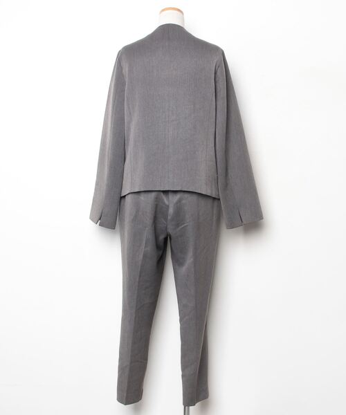 「haco!」 「que made me」パンツスーツ LARGE グレー レディース_画像2