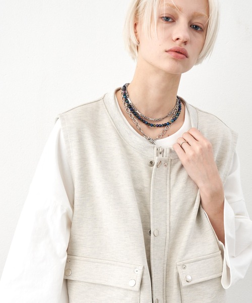 「AIVER」 ベスト SMALL ブラック メンズ_画像3