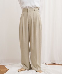 fig London（フィグロンドン） スラックス パンツ 3tuck pants