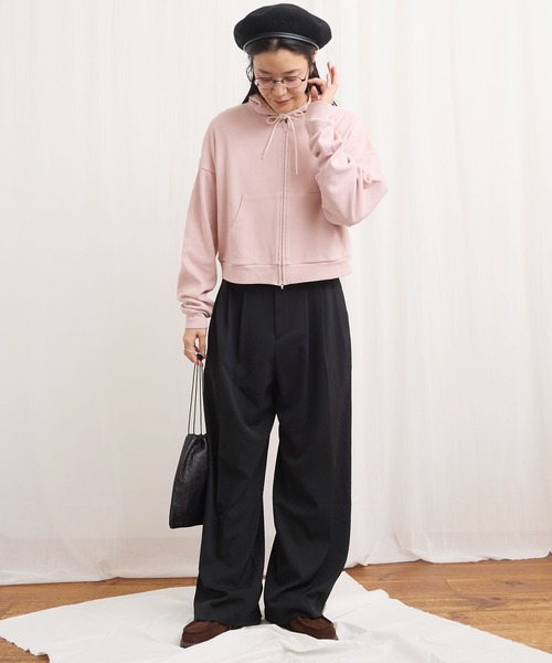 fig London（フィグロンドン） スラックス パンツ 3tuck pants