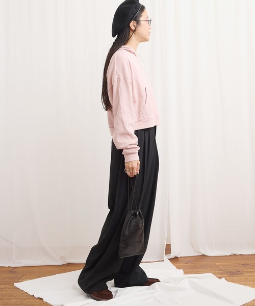 fig London（フィグロンドン） スラックス パンツ 3tuck pants