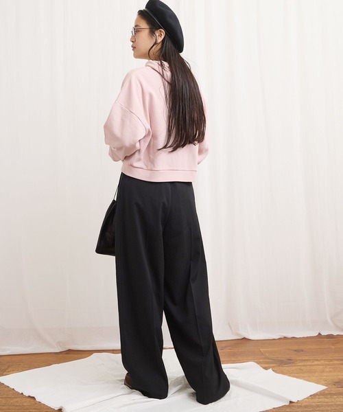fig London（フィグロンドン） スラックス パンツ 3tuck pants