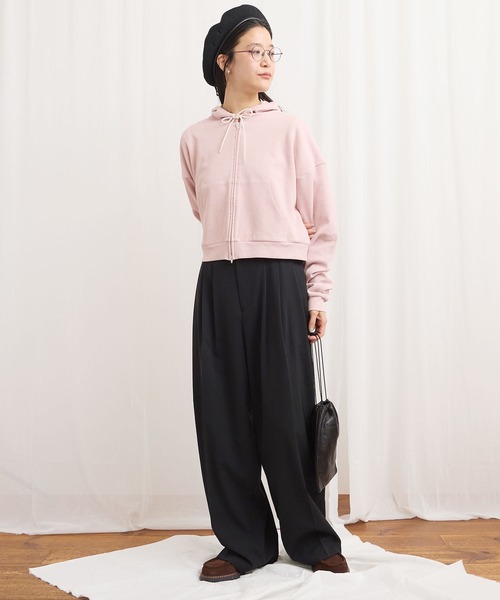 fig London（フィグロンドン） スラックス パンツ 3tuck pants