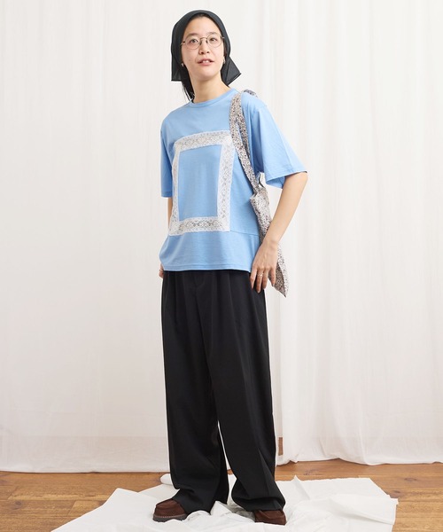 fig London（フィグロンドン） スラックス パンツ 3tuck pants