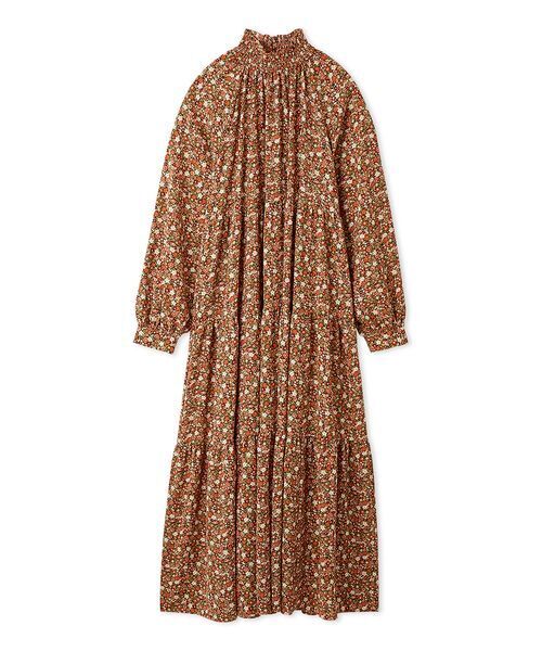 Mila Owen（ミラオーウェン） ワンピース フラワープリントティアード