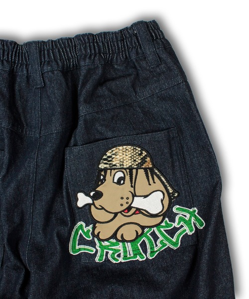 GALFY（ガルフィー） デニムハーフパンツ X-LARGE ブラウン メンズ