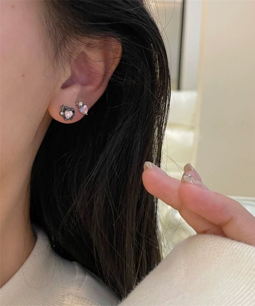 NO WAY ピアス /Bz/ブラックモチーフピアス6点セット(RZ) メンズ