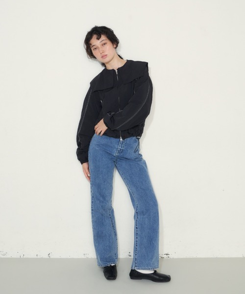 giunon ドロストカーゴパンツ　　ブラック　ジウノン　カーゴデニムパンツ giunon ドロストカーゴパンツ ブラック ジウノン カーゴデニムパンツ