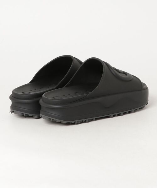 「GUCCI」 坦々たるサンダル 8 黒いこと レディース