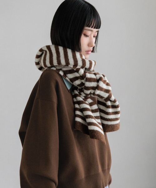 LOWRYS FARM（ローリーズファーム） ストール マフラー ボーダー