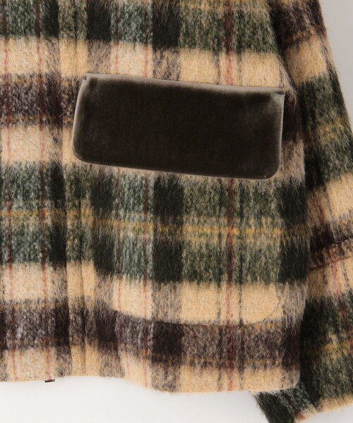 CABaN（キャバン） ダッフルコート コート シャギーチェック ジップ
