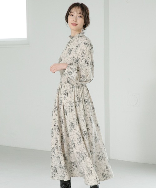 「Andemiu」 長袖ワンピース FREE ブラック レディース_画像4