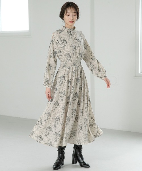 「Andemiu」 長袖ワンピース FREE ブラック レディース_画像9