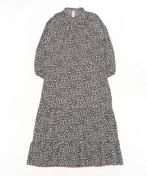 「Q」 長袖ワンピース MEDIUM ホワイト系その他 レディース_画像3