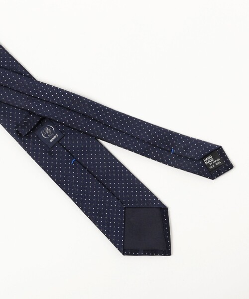【新品】BEAMS F ドット ジャカードタイ BEAMS F（ビームスF） ネクタイ シルク ドット柄 ジャカード ネクタイ