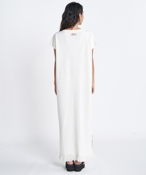 「ROXY」 半袖ワンピース MEDIUM ブラック レディース_画像8