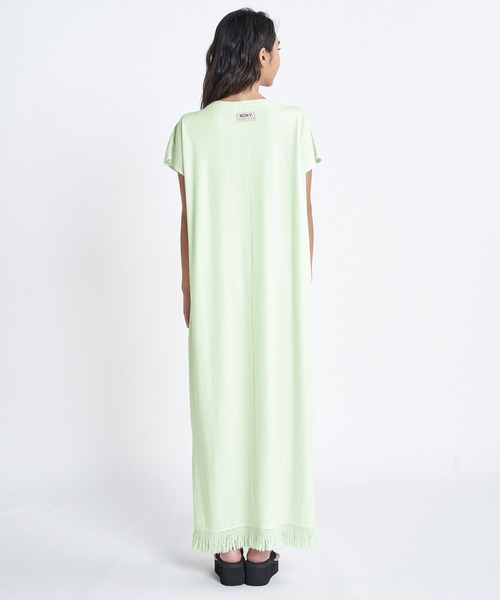 「ROXY」 半袖ワンピース MEDIUM ブラック レディース_画像9
