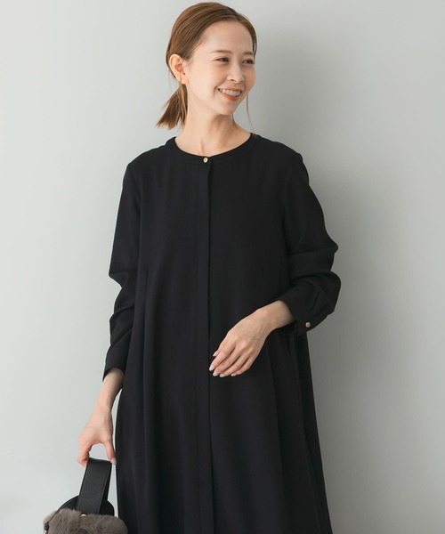 「URBAN RESEARCH ROSSO WOMEN」 長袖ワンピース FREE ブルー系その他 レディースの画像