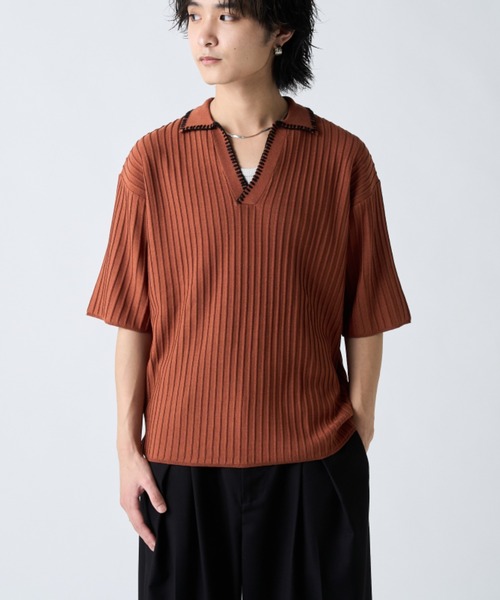 Lui's（ルイス） セーター ニット スキッパーステッチニット メンズ