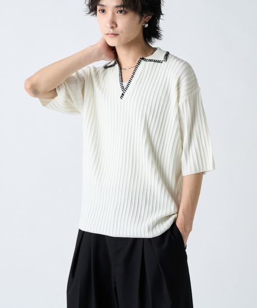 Lui's（ルイス） セーター ニット スキッパーステッチニット メンズ