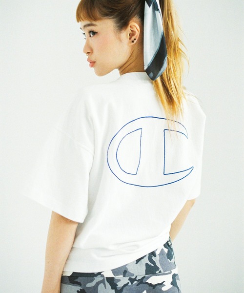 Champion（チャンピオン） tシャツ Champion for X-girl REVERSE WEAVE