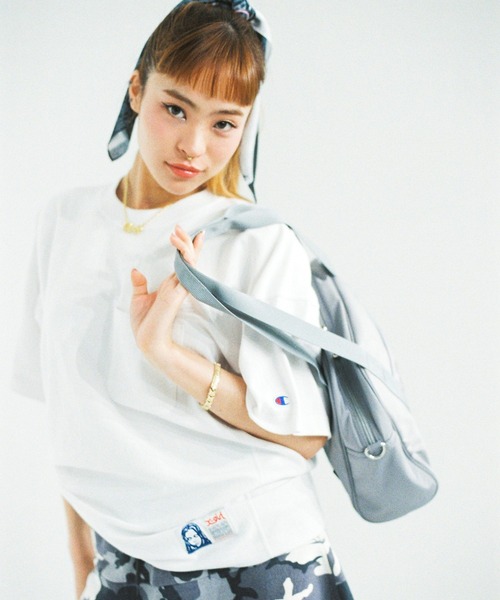 Champion（チャンピオン） tシャツ 半袖 Champion for X-girl REVERSE