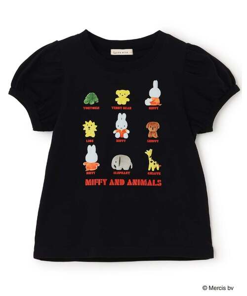 【レア】ミッフィー ぬいぐるみ ６０周年Tシャツ(ブラック) tシャツ 「綿100％」 「ミッフィー」「速乾・UV・型崩れしない