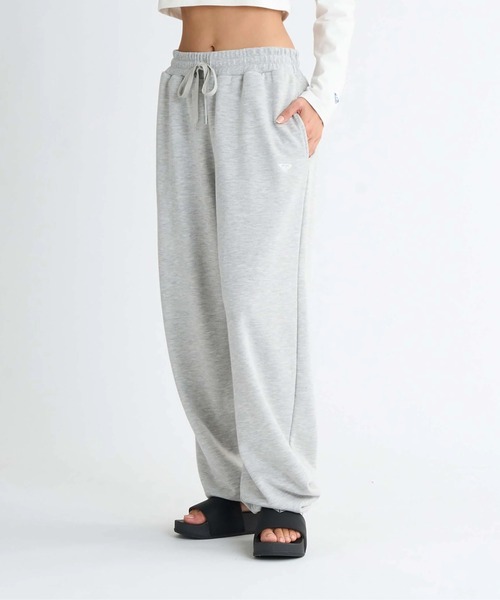 「ROXY」 スウェットパンツ LARGE ホワイト レディース_画像3