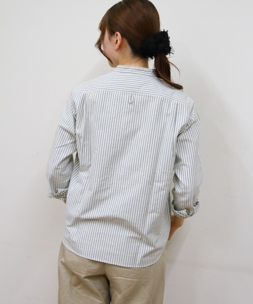 ダントン 長袖シャツブラウス サイズ36 S - Danton（ダントン） 長袖ブラウス 36 ホワイト レディース : ZOZOTOWN