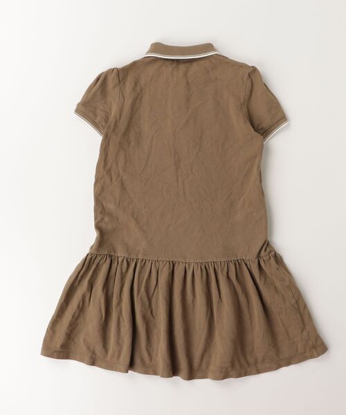「PETIT BATEAU」 「KIDS」半袖ワンピース - ブラウン キッズ_画像2