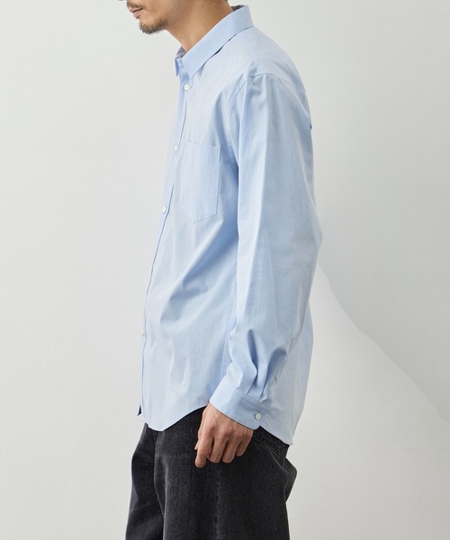 シャツ 「ATON/エイトン」WASHER OXFORD LOOSE FIT SHRIT メンズの画像