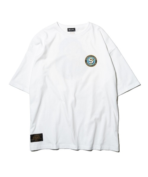 「Subciety」 半袖Tシャツ X-LARGE ネイビー メンズ_画像5