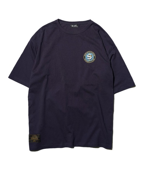 「Subciety」 半袖Tシャツ X-LARGE ネイビー メンズ_画像9