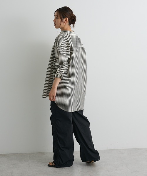「CRAFT STANDARD BOUTIQUE」 長袖シャツ L ブラウン系その他4 レディース_画像8