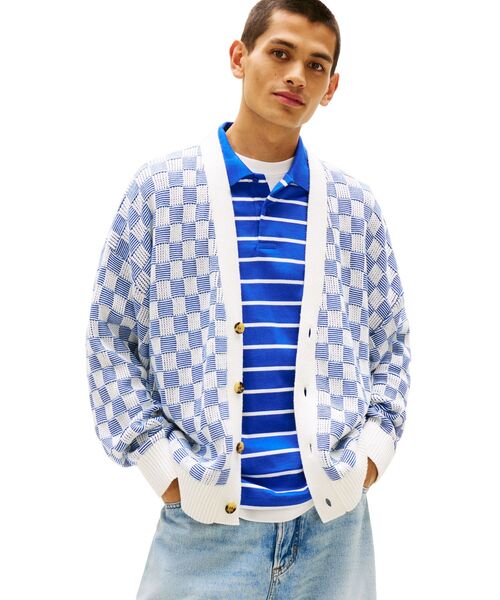 TOMMY JEANS（トミー・ジーンズ） セーター ニット Vネックコットン