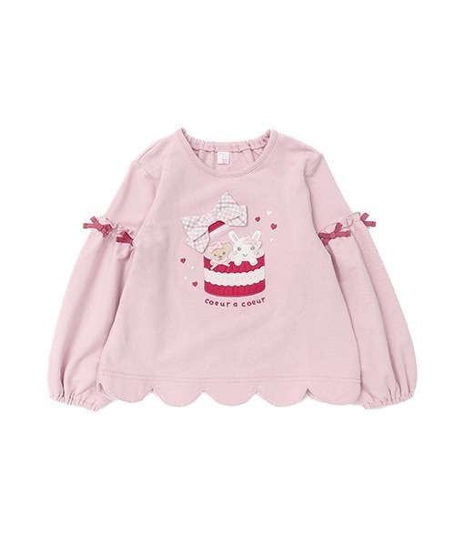 「coeur a coeur」 「KIDS」長袖カットソー 100cm アイボリー キッズ_画像3