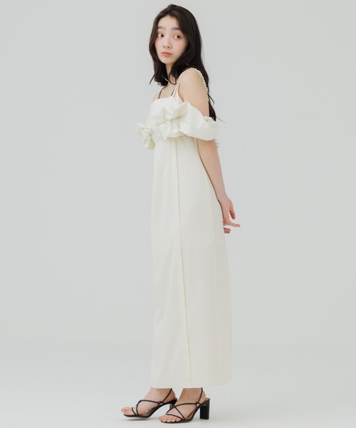 キャミソール shirring bustier cami（シャーリングビスチェキャミ