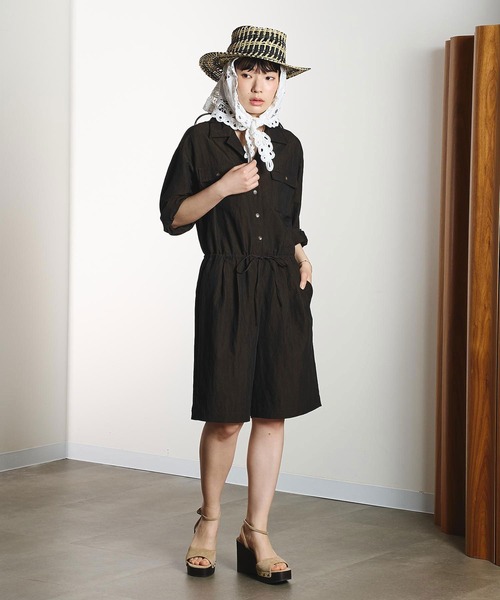 ROSE BUD（ローズバッド） オールインワン HALF PANTS COMBINAISON 