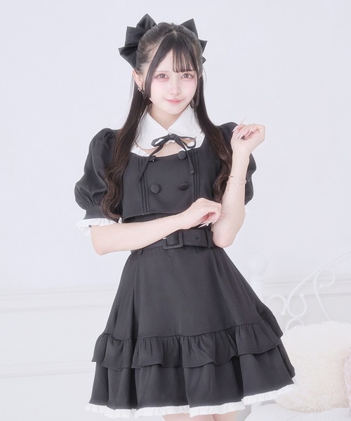 ワンピース ドーリーフリルドッキングワンピースの画像