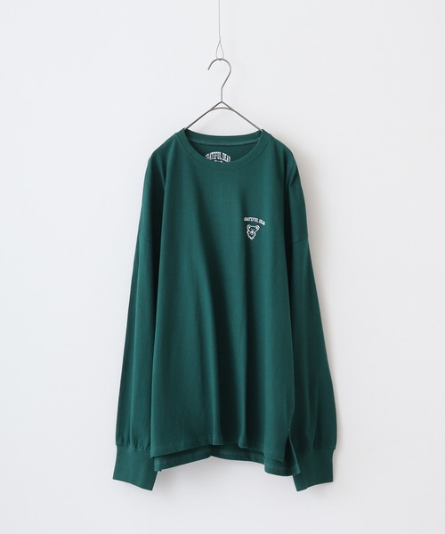 「FUNALIVE」 長袖Tシャツ M ベージュ メンズ_画像3