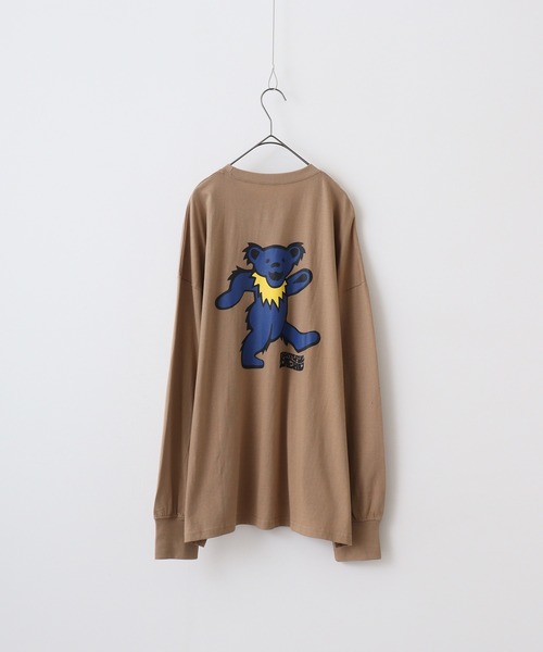 「FUNALIVE」 長袖Tシャツ M ベージュ メンズ_画像5
