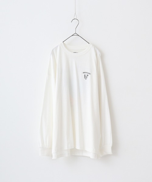 「FUNALIVE」 長袖Tシャツ M ベージュ メンズ_画像8