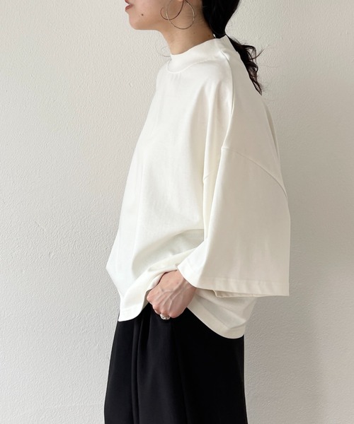 「wee9s」 半袖Tシャツ FREE アイボリー レディース_画像7